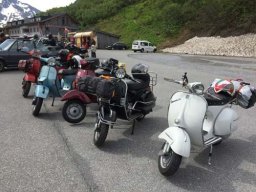 Juni 2018 Vespa Alp Days in Österreich